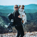 Blog author Candice Scott and her dog Rosie