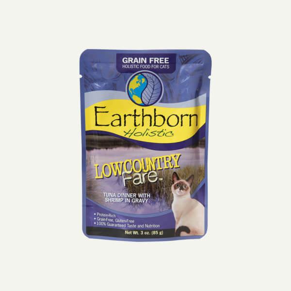 Earthborn Holistic Lowcountry Fare cat food - front of pouch