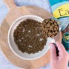 Scoop of Earthborn Holistic Coastal Catch dog food