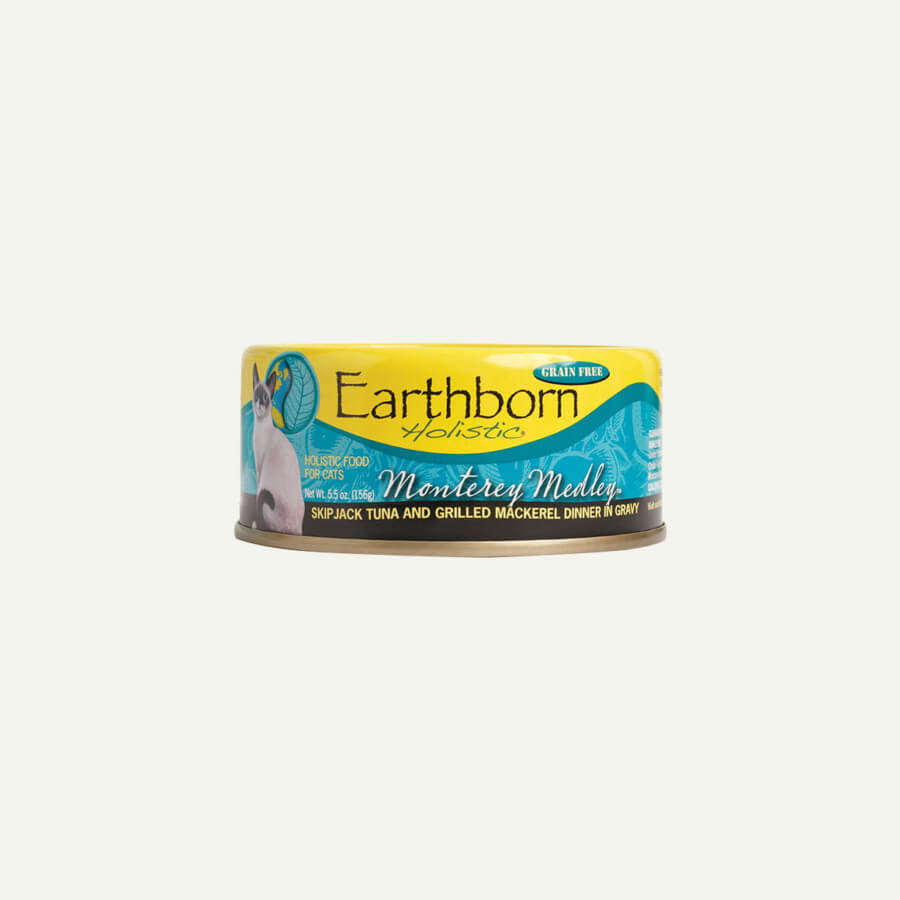 Earthborn Holistic Monterey Medley cat food - front of can