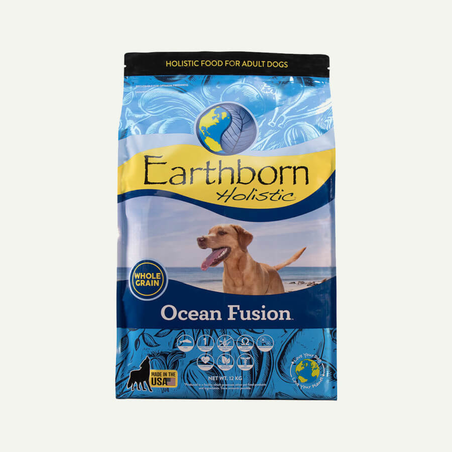Earthborn Holistic Ocean Fusion dog food - front of bag (12kg)