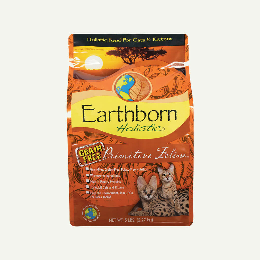Earthborn Holistic Primitive Feline cat food - front of bag