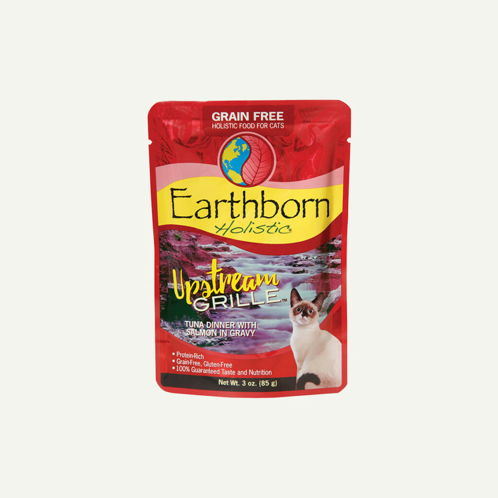 Earthborn Holistic Upstream Grille cat food - front of pouch