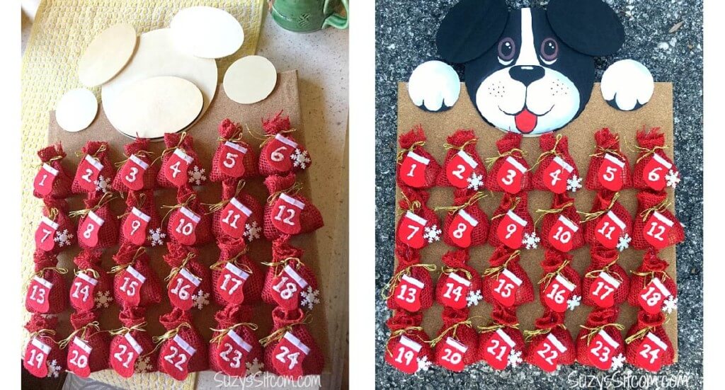 A DIY dog advent calendar