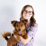 Author Jessica LaMar and her dog, Walter