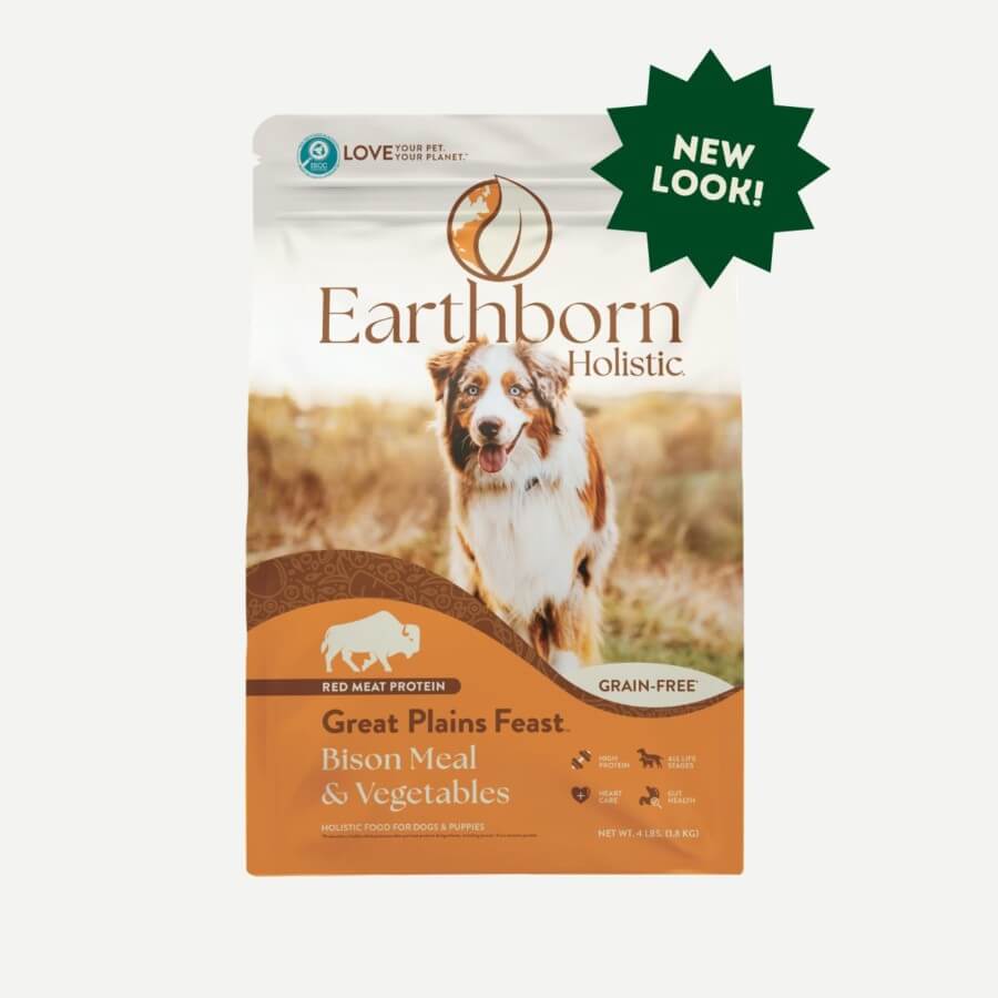 Earthborn Holistic Great Plains Feast dog food - front of bag